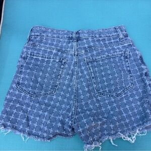 PAC sun jean button down shorts